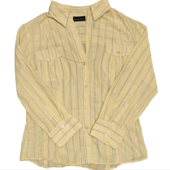 New York & Company Women's Collared Shirt, Front Button Down Closure, Si… - Picture 14 of 15